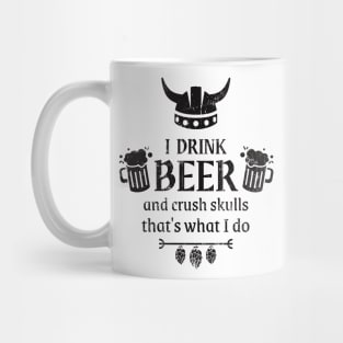 Viking Beer Drinker Funny Saying Mug